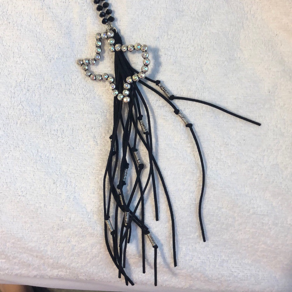 60 inch beaded necklaces with rhinestones